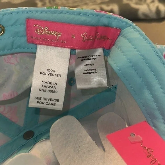NWT RARE Lilly Pulitzer x Disney Baseball Hat - Picture 8 of 8